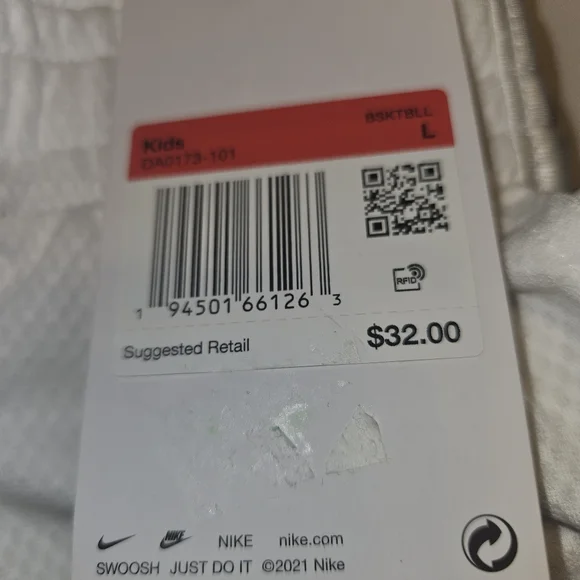 2 Pair of Nike Boys' Dri-FIT Elite Basketball Shorts White/Blue Large-/Bundle - Picture 11 of 16